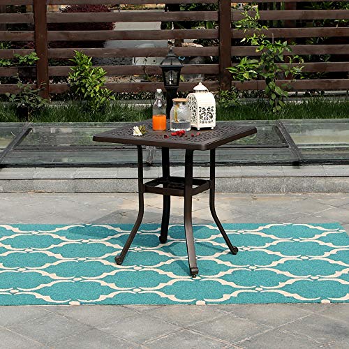 Cast Aluminum Rectangular Patio Dining Table, 64" x 37" R424