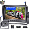 7 Inch HD 1080P Wireless Backup Camera with DVR Monitor H48292