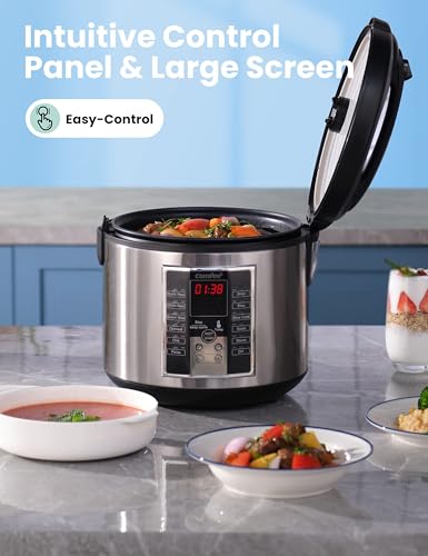 Compact Stainless Steel Rice Cooker, 2 QT H610
