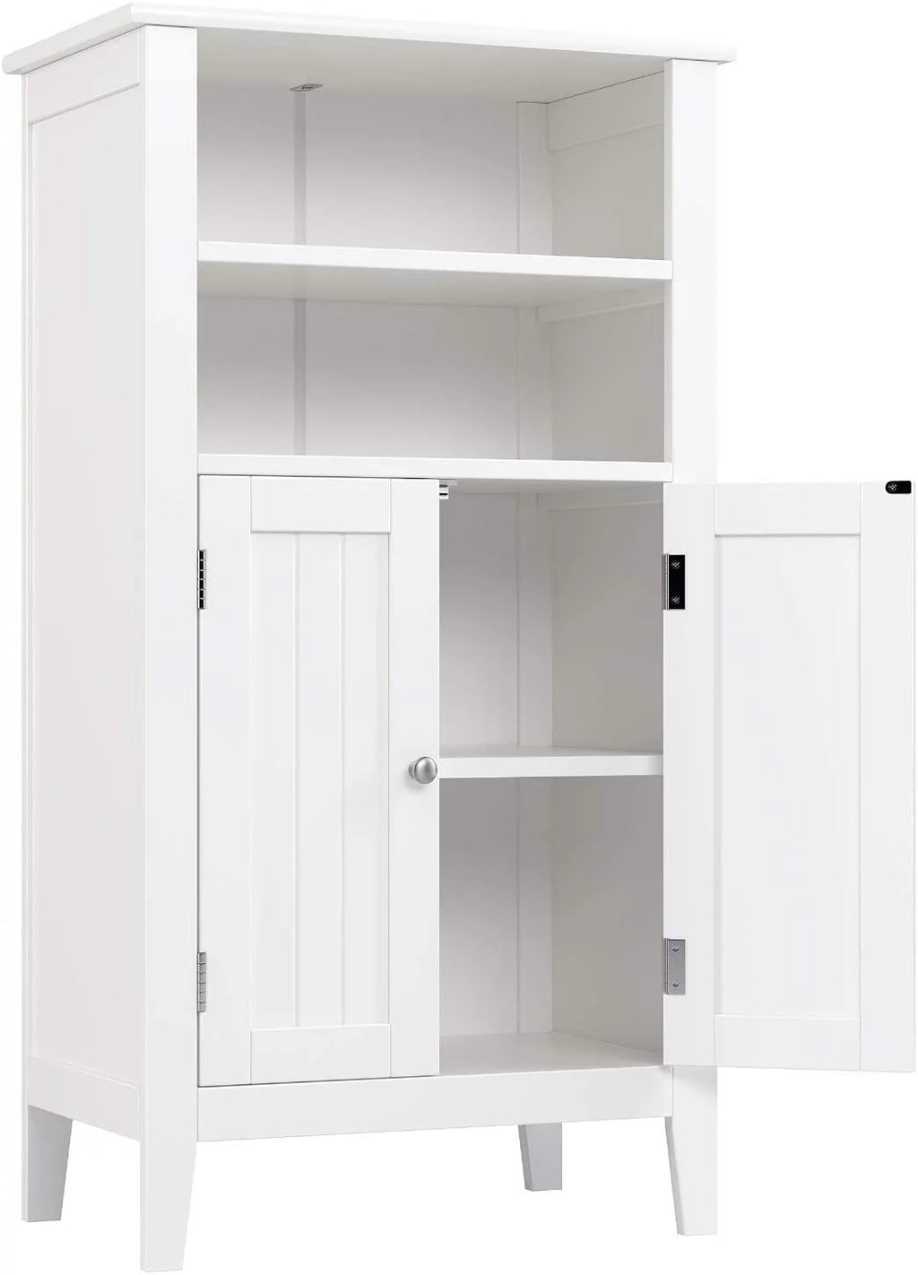 White 2 Door Wood Storage Cabinet M599