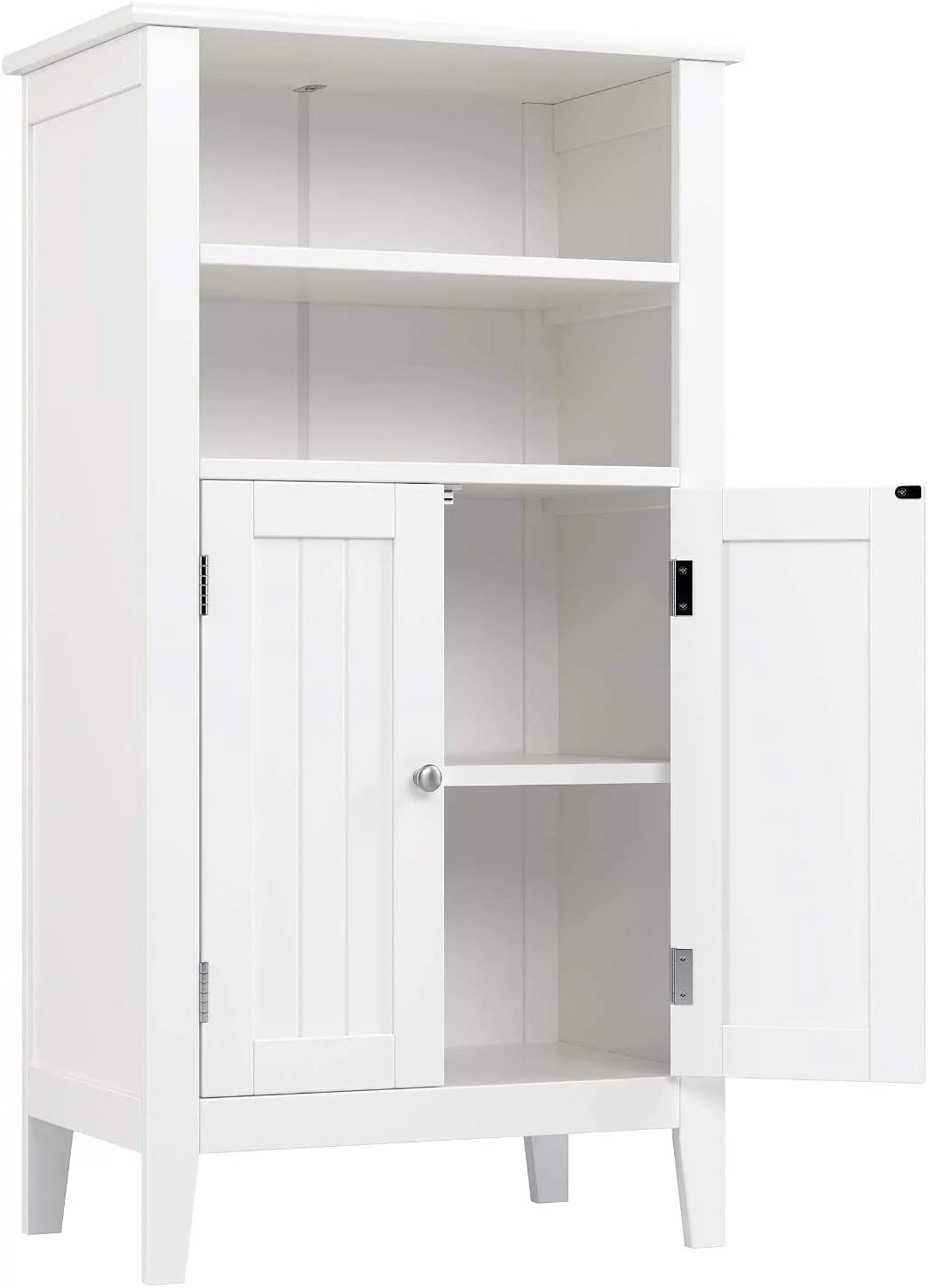 White 2 Door Wood Storage Cabinet M599