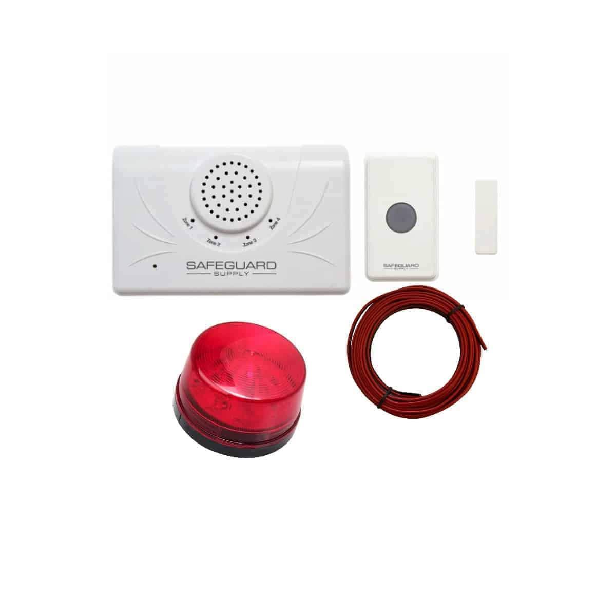 Commercial Wireless Doorbell System with Flashing Strobe Light I703