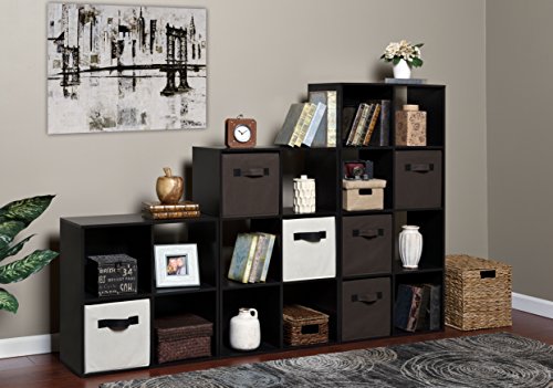 Black 4-Cube Shelf Bookcase A573