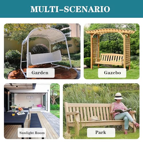 Navy Waterproof Bench Cushion 59 x 18 Inch D2789