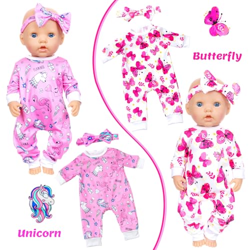10 pcs Baby Doll Clothes and Accessories Set for 14-16 Inch Dolls Y391