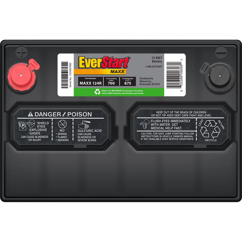 Group Size 124R 12 Volt 700 CCA Lead Acid Automotive Battery P25671