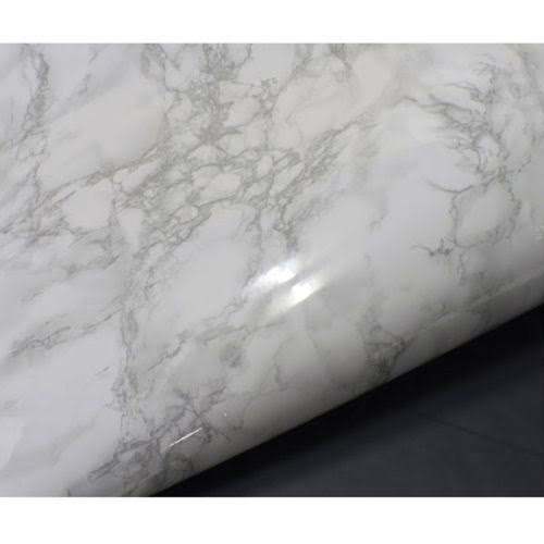 White Faux Marble Granite Film Roll H6641