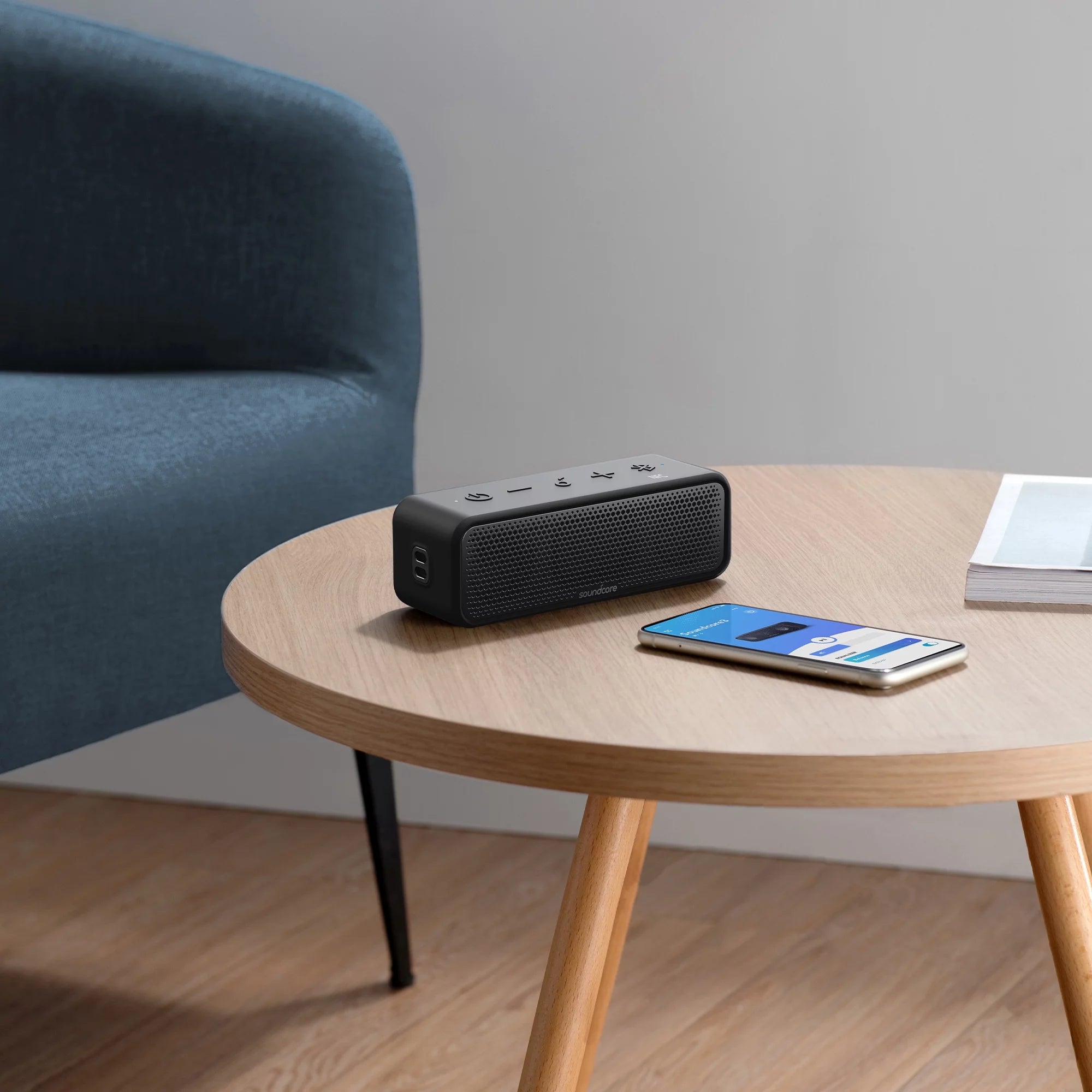 16W Portable Speaker with 20-Hour Playtime, IPX7 Waterproof O74830