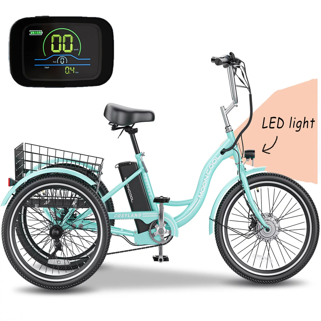 3 Wheel Electric Tricycle with Removable Lithium Battery G421850