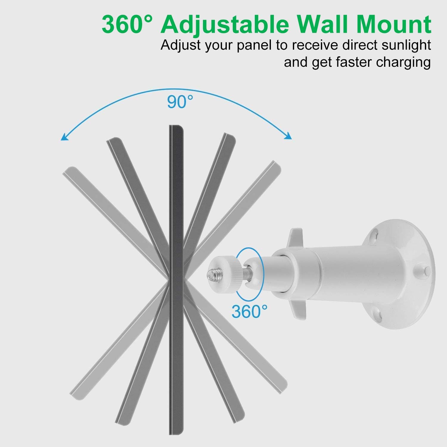 Silver Solar Panel for Nest Camera T2593