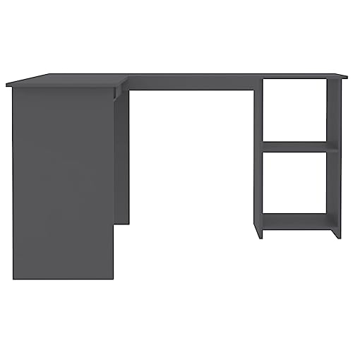 L-Shaped Corner Desk Sonoma Oak 47.2"x55.1"x29.5" Engineered Wood I330