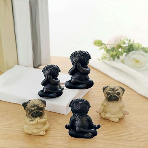 Large Meditation Sitting Dog Statue C6392