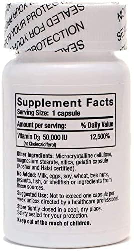 Vitamin D3 50,000 IU 100 ea (Pack of 4) U6433