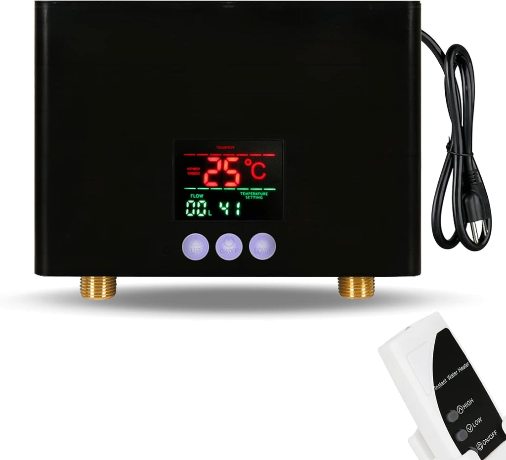 Black 110V 3000W Under Sink Instant Hot Water Heater I2657
