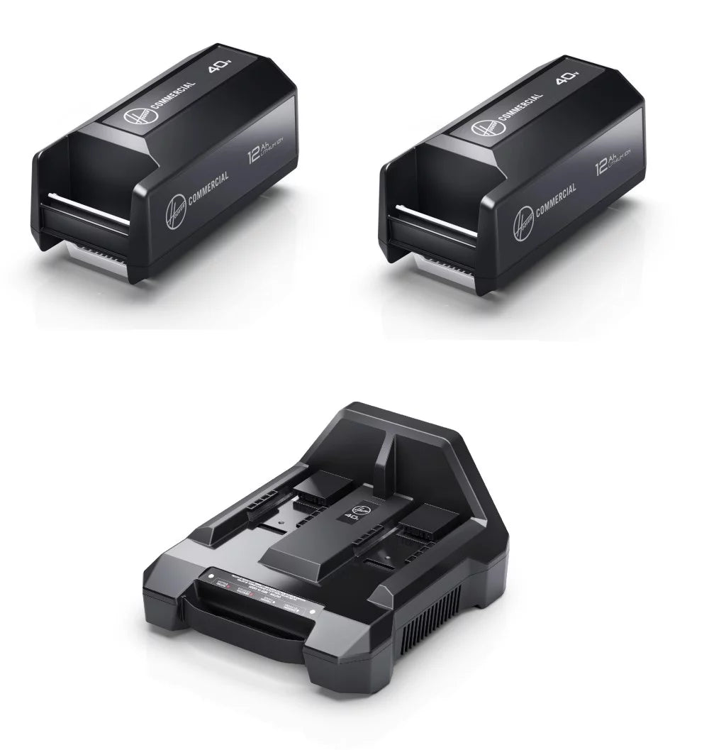 40V 12Ah Battery 2Pk And Dual Bay Charger Bundle R851112
