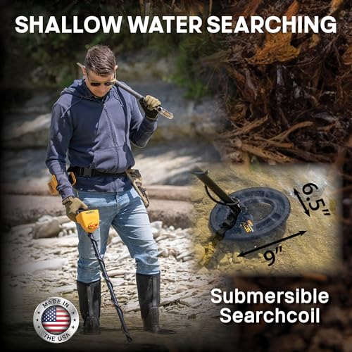Metal Detector with Waterproof Search Coil R944