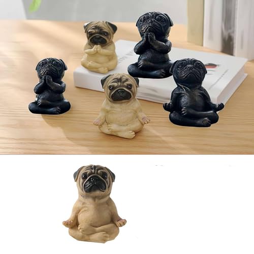 Large Meditation Sitting Dog Statue C6392