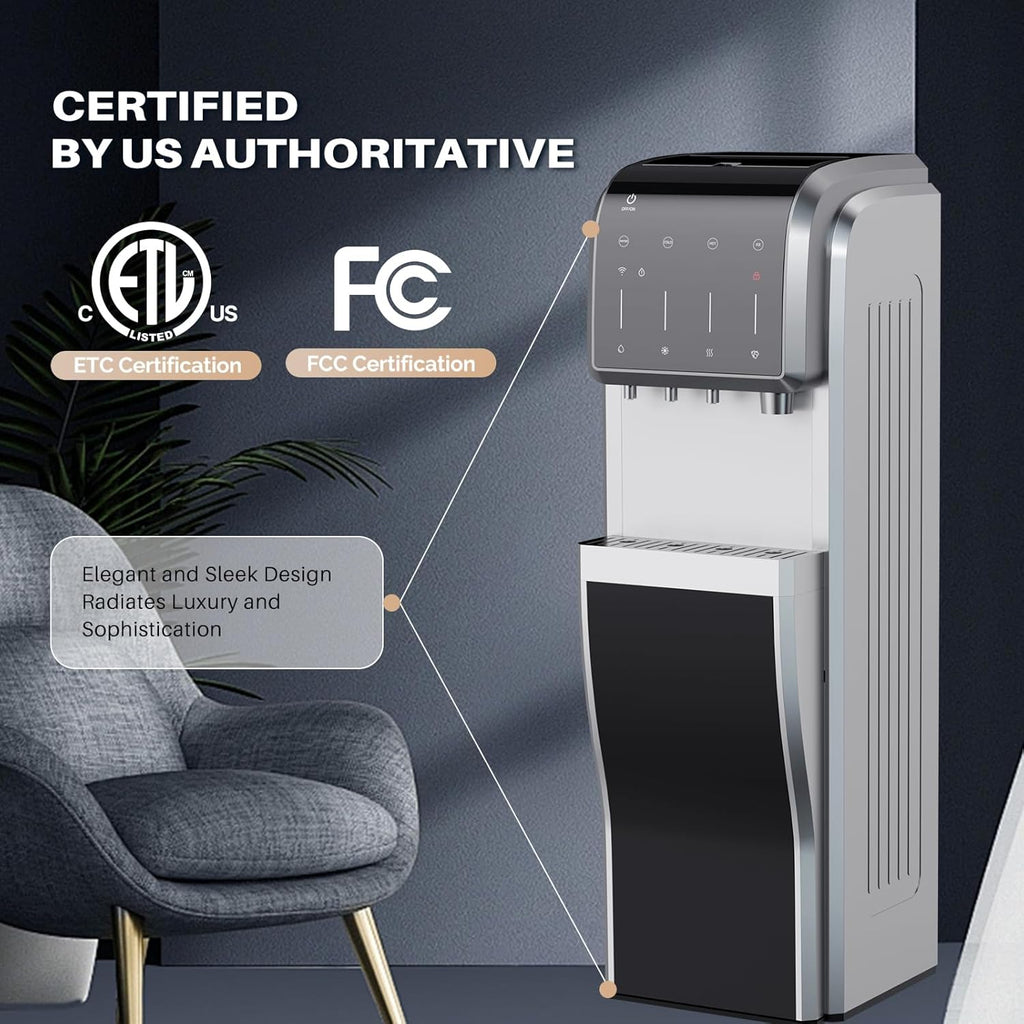 Stainless Steel Water Dispenser with Ice Maker M796020