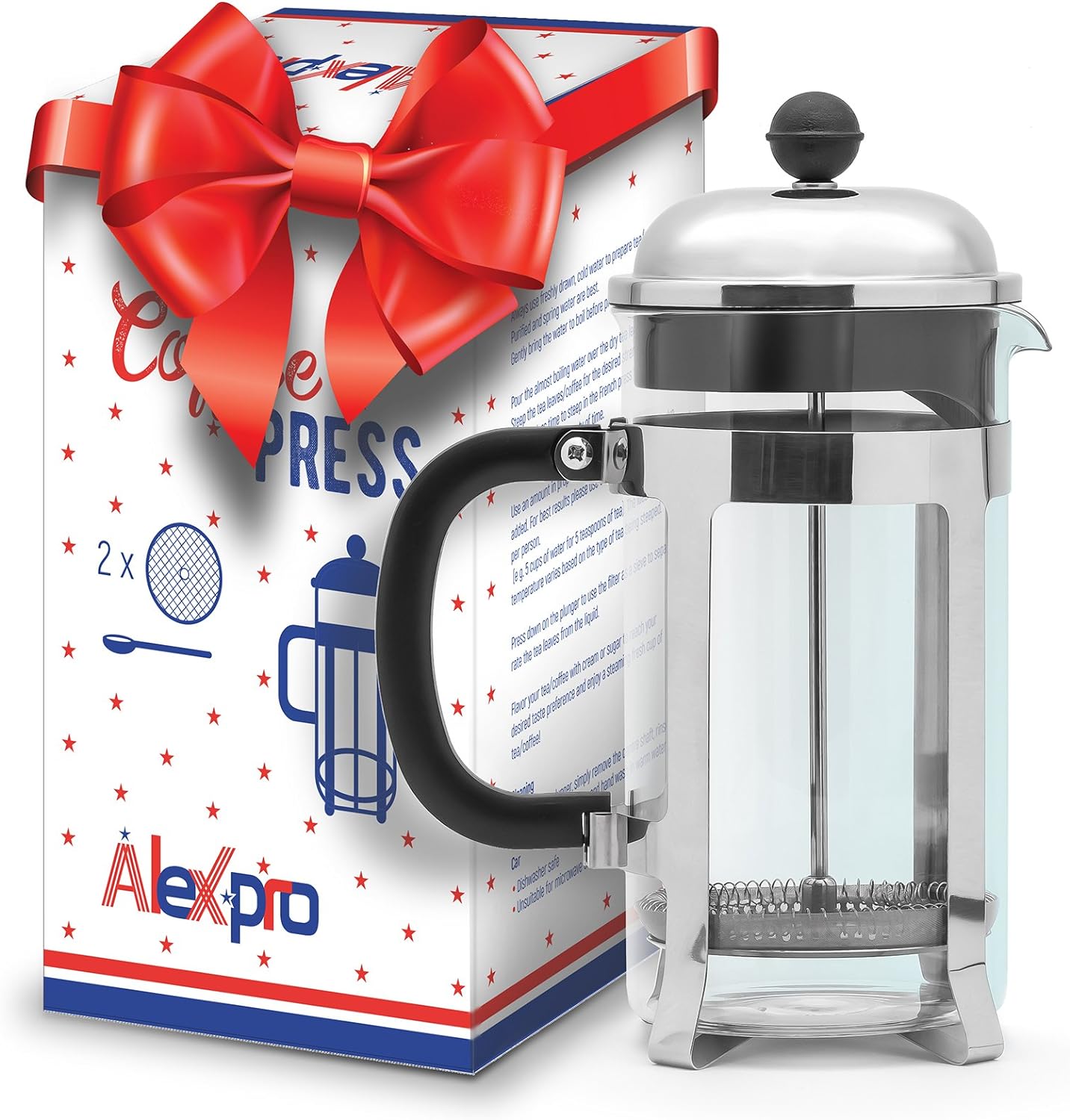 Stainless Steel French Press Coffee Maker U508