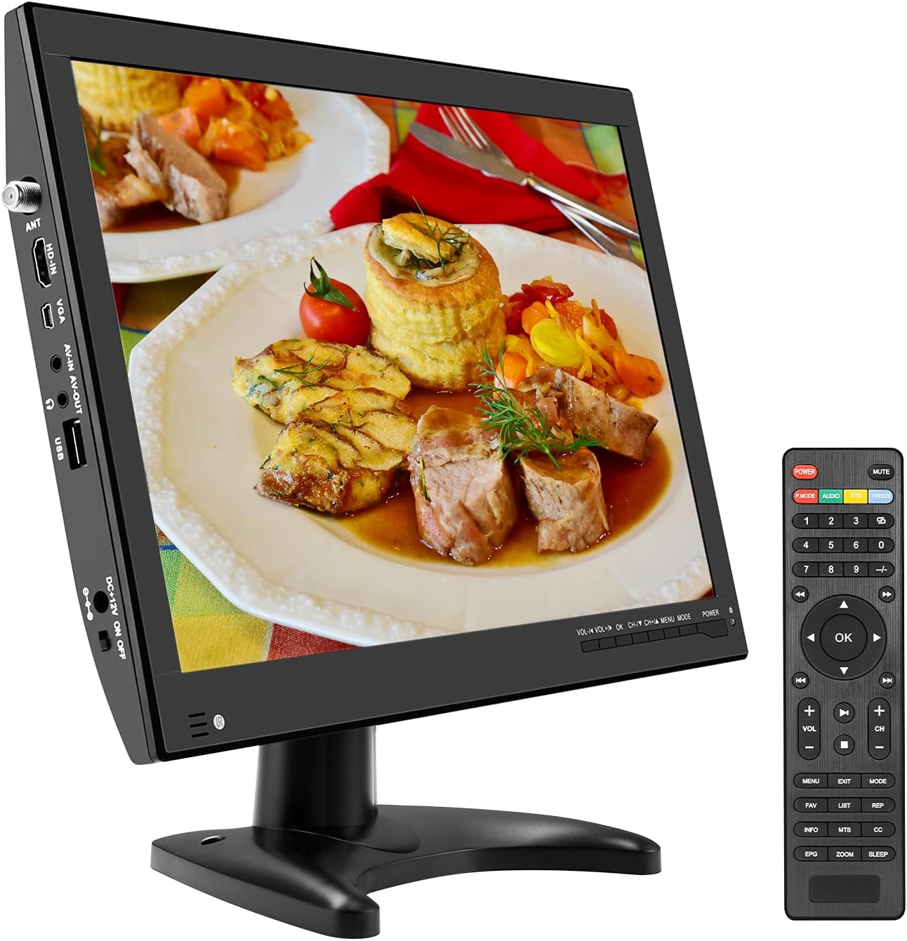 14inch Rechargeable Battery Portable TV with Digital Tuner T5794