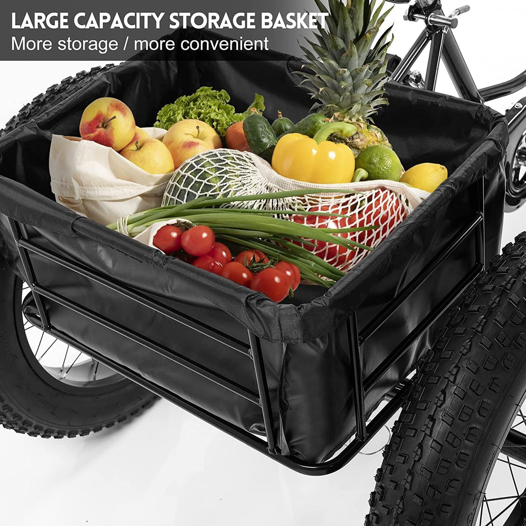 7 Speed 20" 3 Wheel Adult Tricycle with Basket Q51821