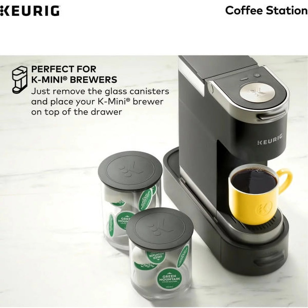 Black Ground Coffee & K-Cup Pod Storage Unit C5365