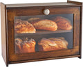 Bamboo Bread Box with Transparent Window N5257