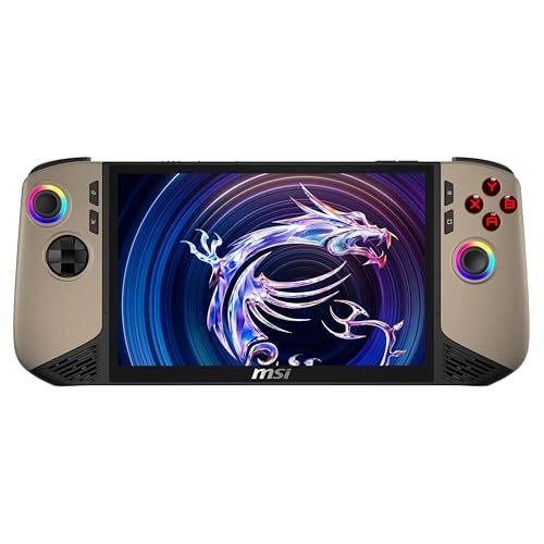 Black 7" FHD 120Hz Display 16GB LPDDR5 512GB NVMe SSD PC Gaming Handheld A9174