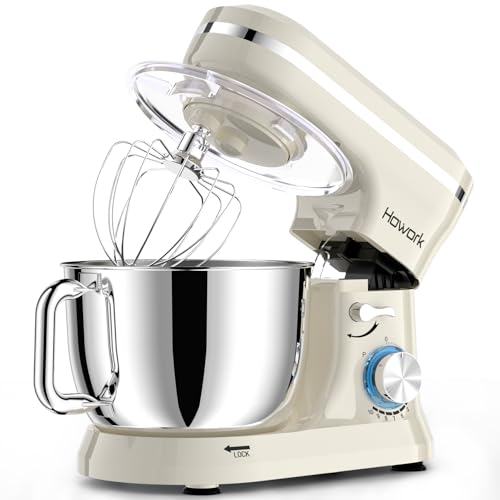 Blue Electric Stand Mixer with 6.5QT Stainless Steel Bowl U89739