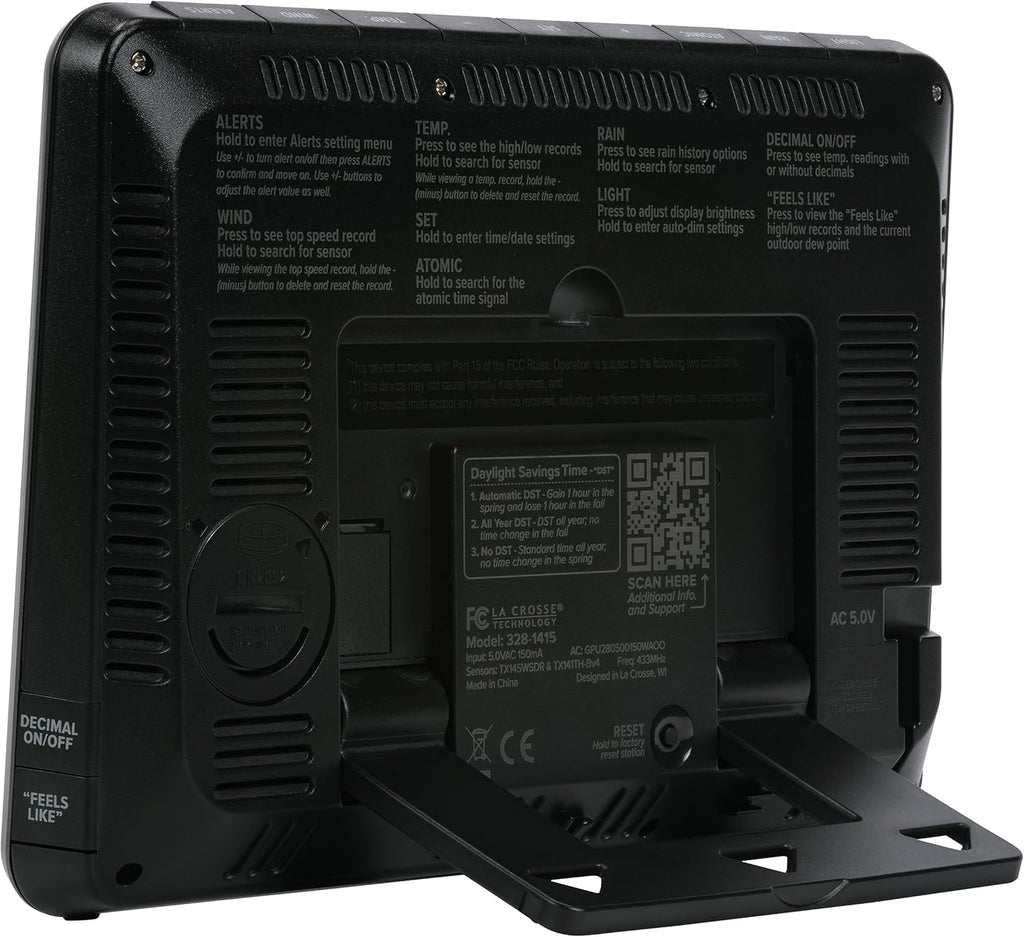 Wireless Color Weather Station with Cyclone Sensor B339