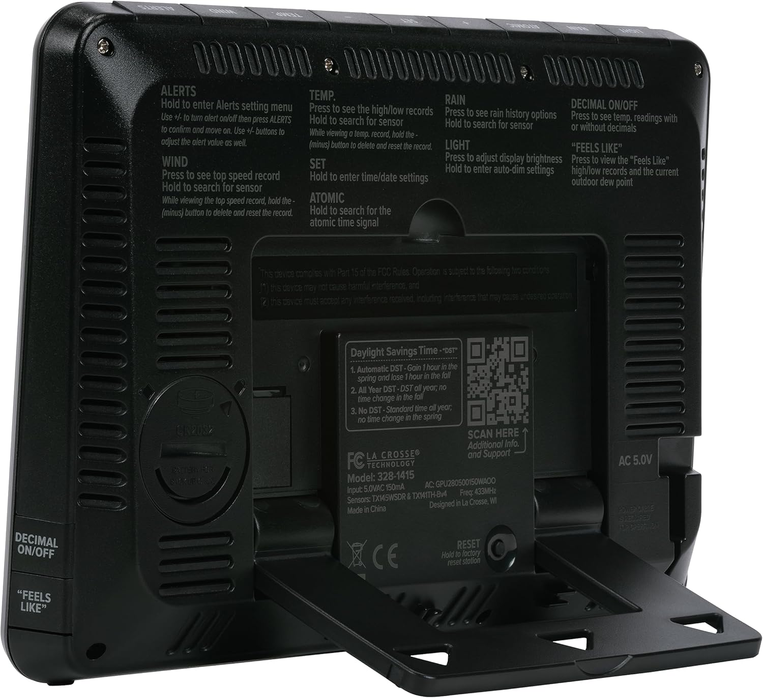Wireless Color Weather Station with Cyclone Sensor B339