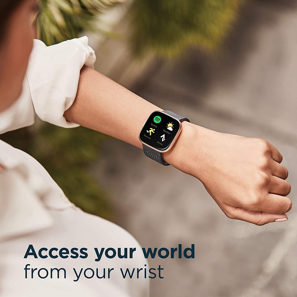 Black/Carbon Smartwatch with Heart Rate U5876