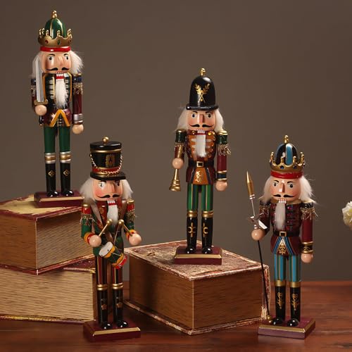 12 Inch Wooden Nutcracker Ornaments Christmas Decoration Figures S4156