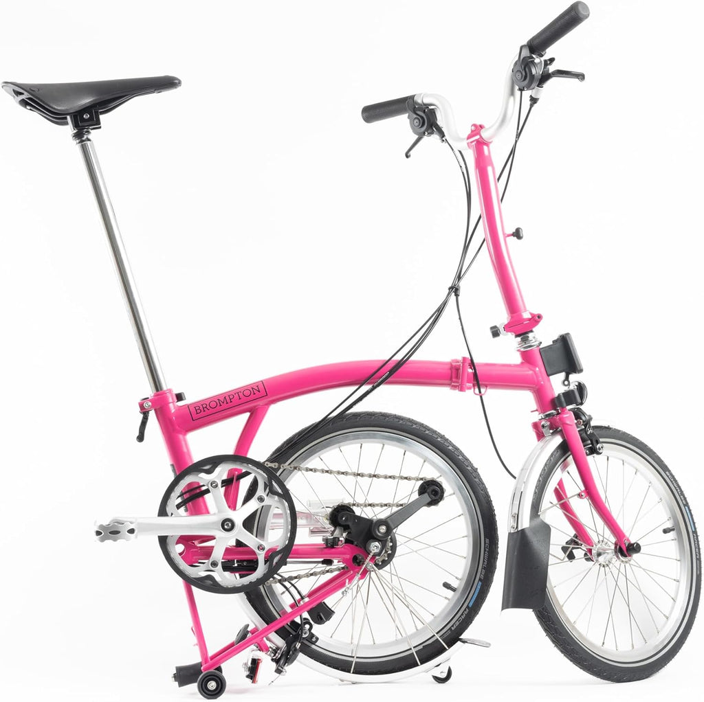 Hot Pink Folding Bike E892473