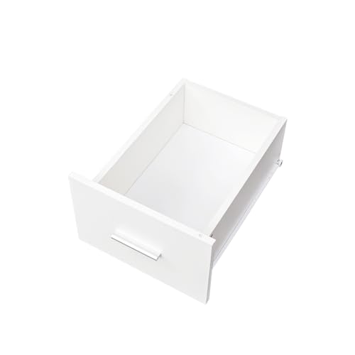 White Corner Desk with Drawers and Shelves L8599
