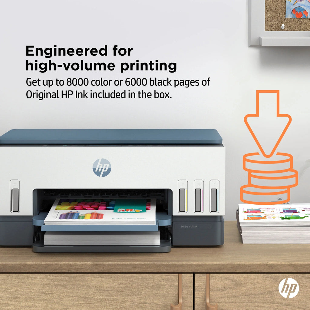Smart Tank All-in-One InkJet Printer, Color, Print, Scan, Copy B4919
