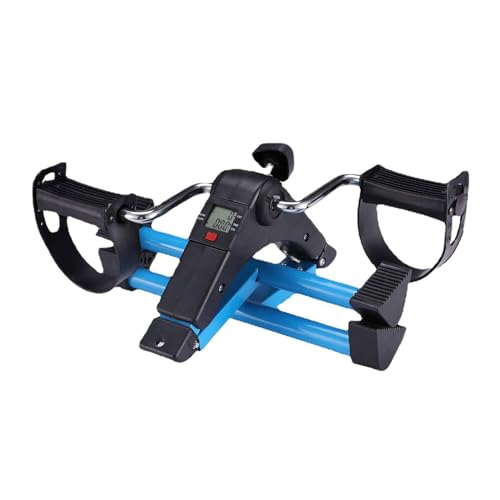Under Desk Pedal Exerciser, Foldable Mini Exercise Bike with LCD Display X117