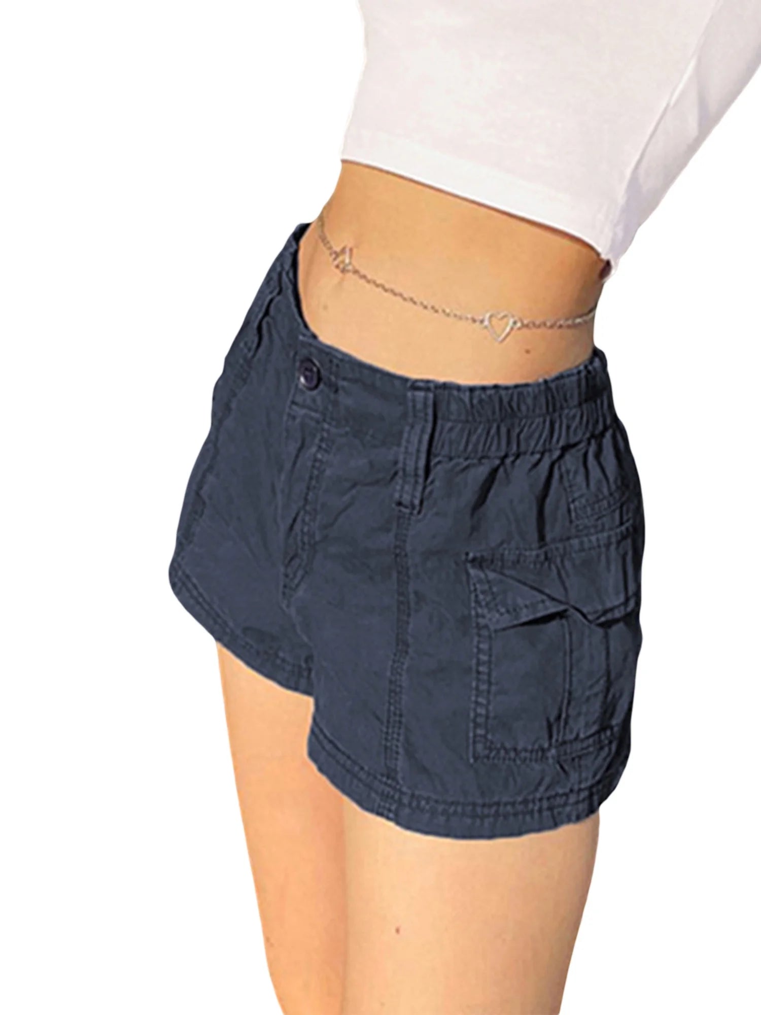 Women's Lightweight Hiking Cargo Shorts with Pockets Z3808