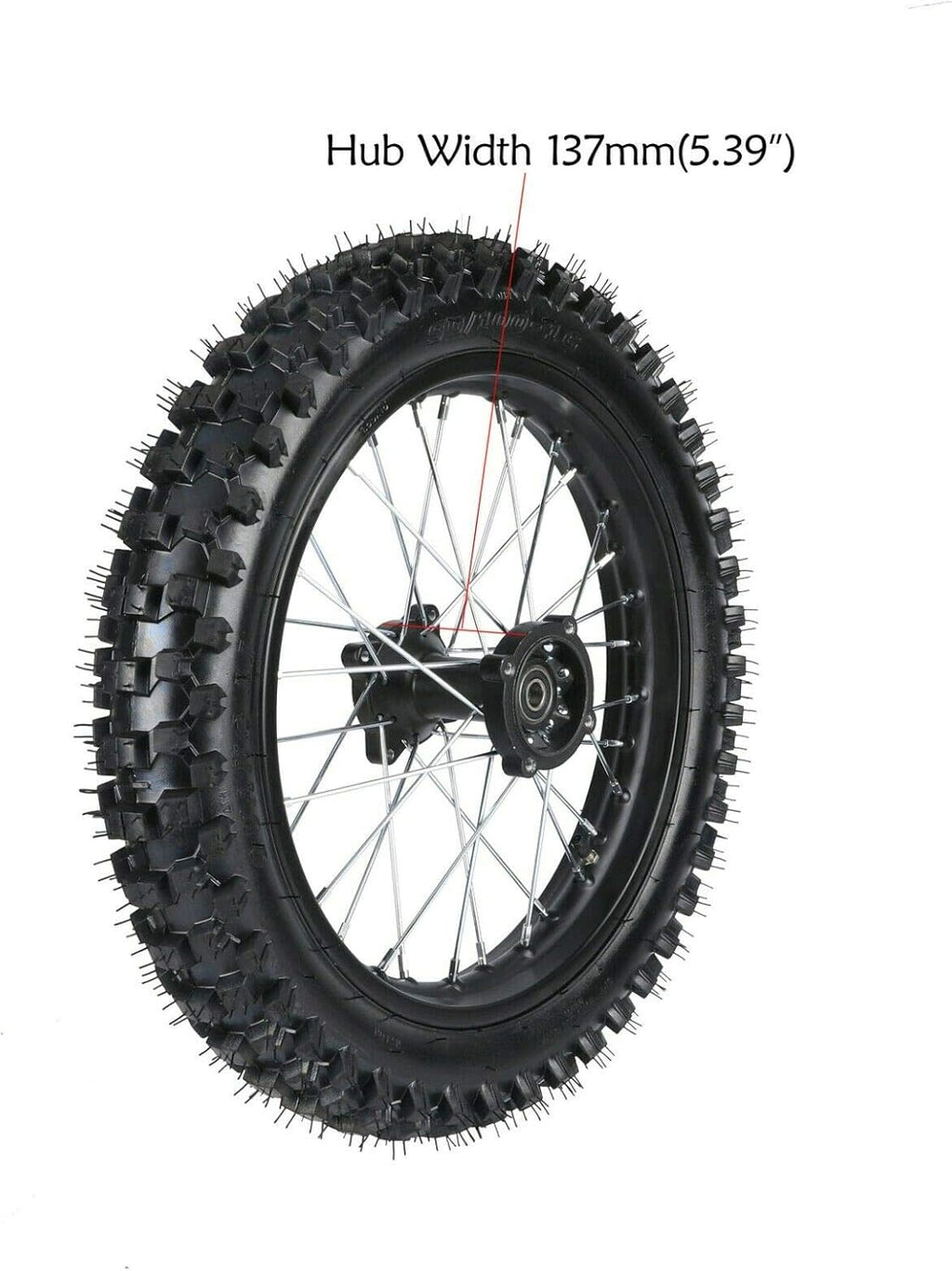 Rear Tire Rim Wheel & Sprocket Assembly for Dirt Pit Bike H306565
