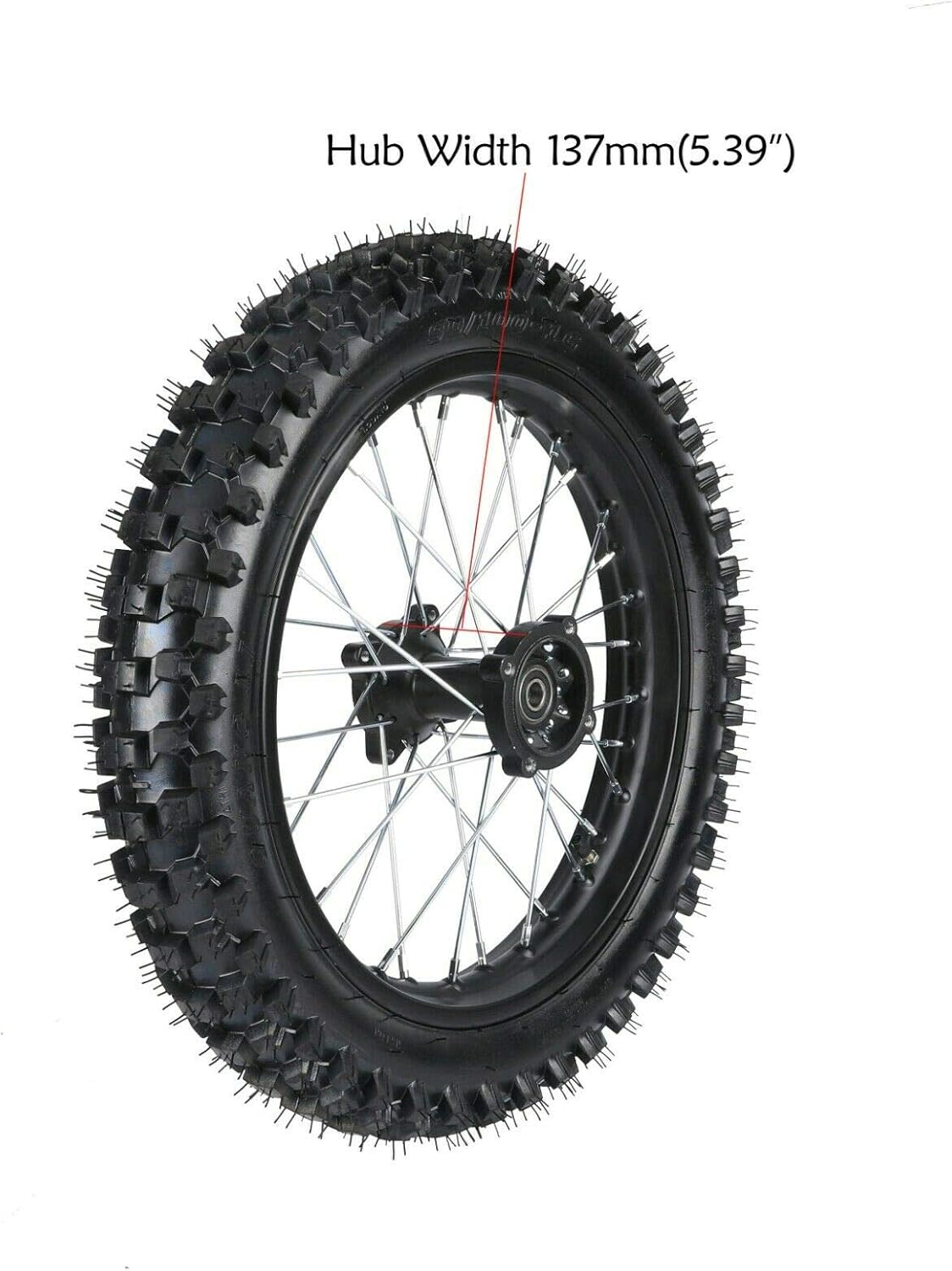 Rear Tire Rim Wheel & Sprocket Assembly for Dirt Pit Bike H306565