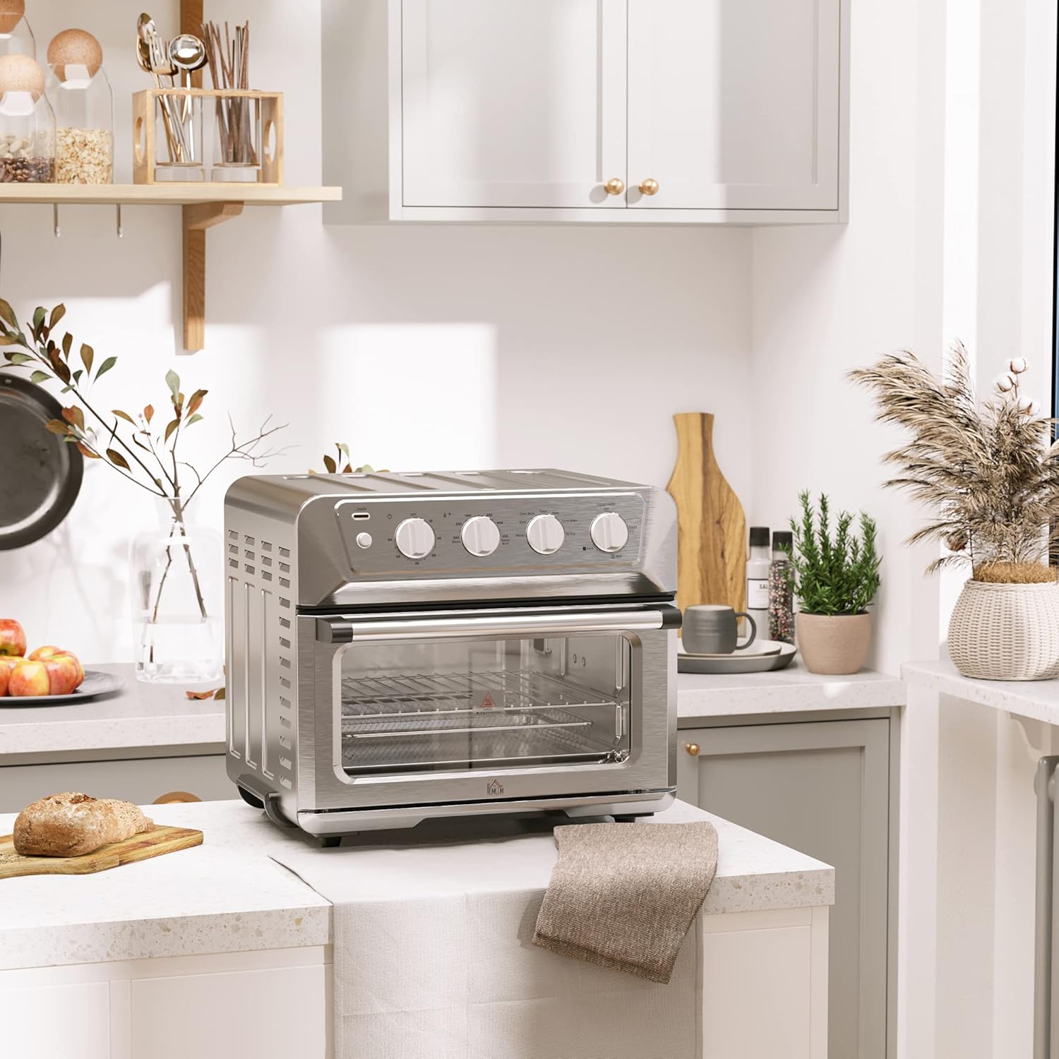 21QT 7-In-1 Convection Oven Countertop, Stainless Steel Finish W728