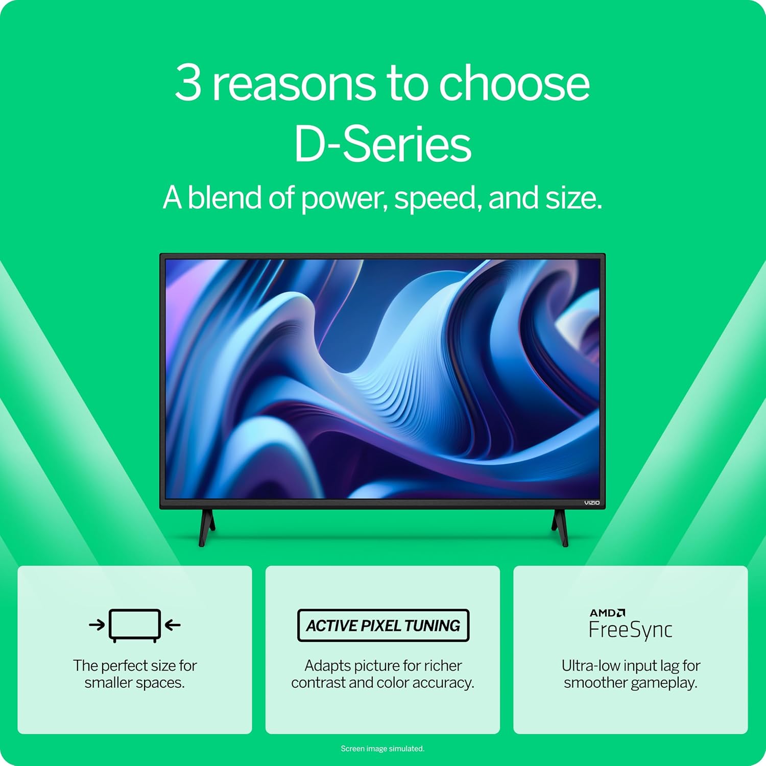 24-inch 1080p Smart TV and 2.1 Channel Sound Bar with Wireless Subwoofer Home Theater System W374