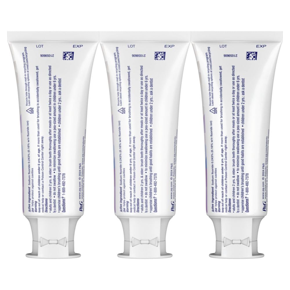 4.3 oz Pack of 3 Teeth Whitening Toothpaste Y853029