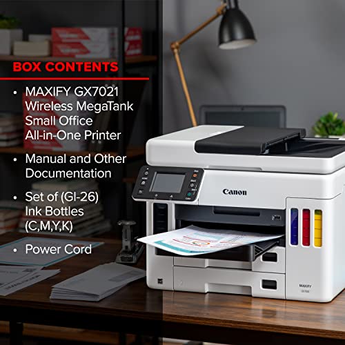 White All-in-One Printer with Print, Copy, Scan, Fax A414