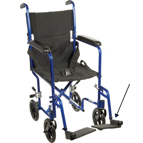 Replacement Footrest for Transport Chair (Red) Q91623