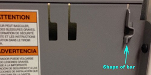 2/per Set Lateral File Bars for 30" Wide Cabinet G219
