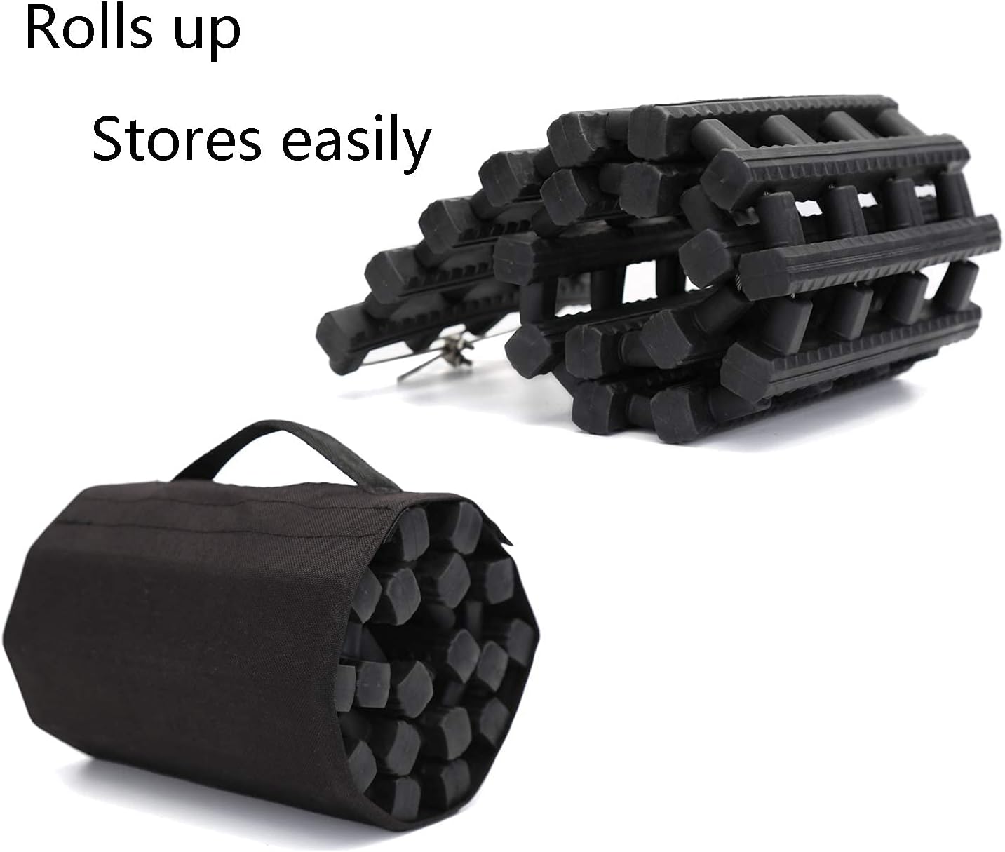 33-Inch Black Portable Tire Traction Mats K694395