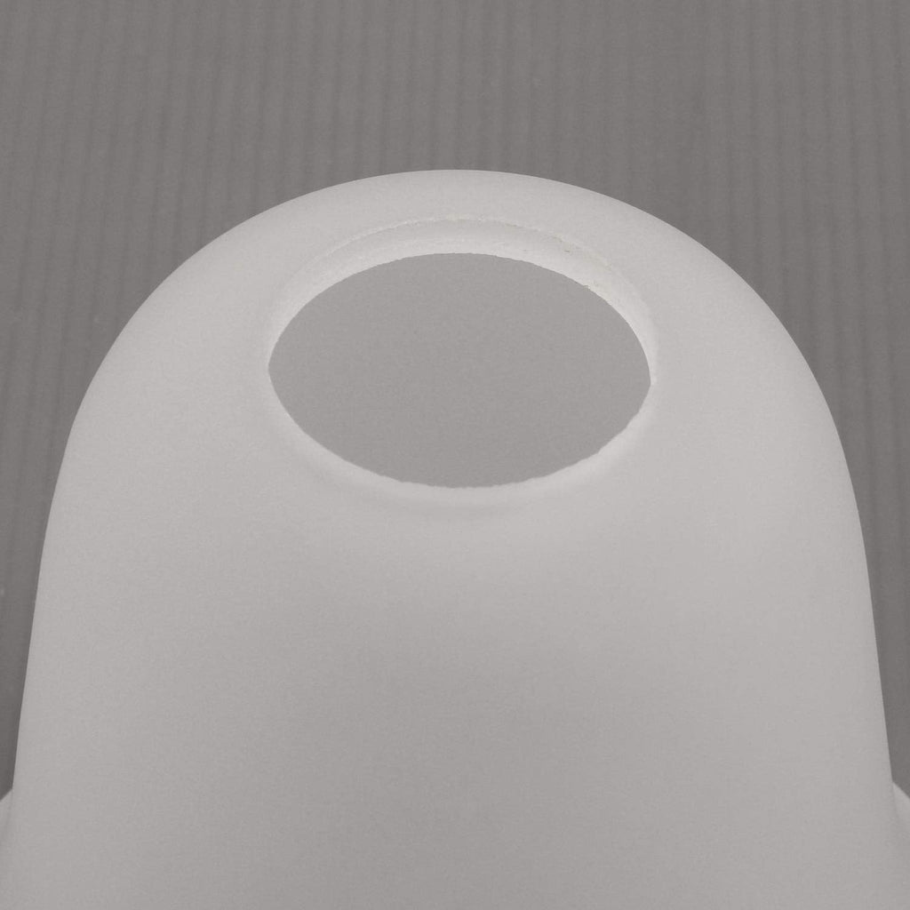 4 Pack Frosted Glass Lamp Shade Replacement with 1-5/8-inch Fitter Opening N556