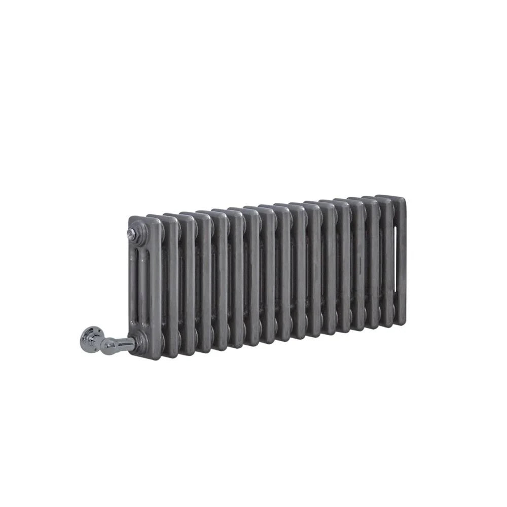 Raw Metal Lacquered Cast-Iron Style Radiator I17460