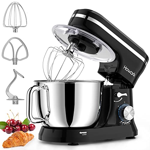 Blue Electric Stand Mixer with 6.5QT Stainless Steel Bowl U89739